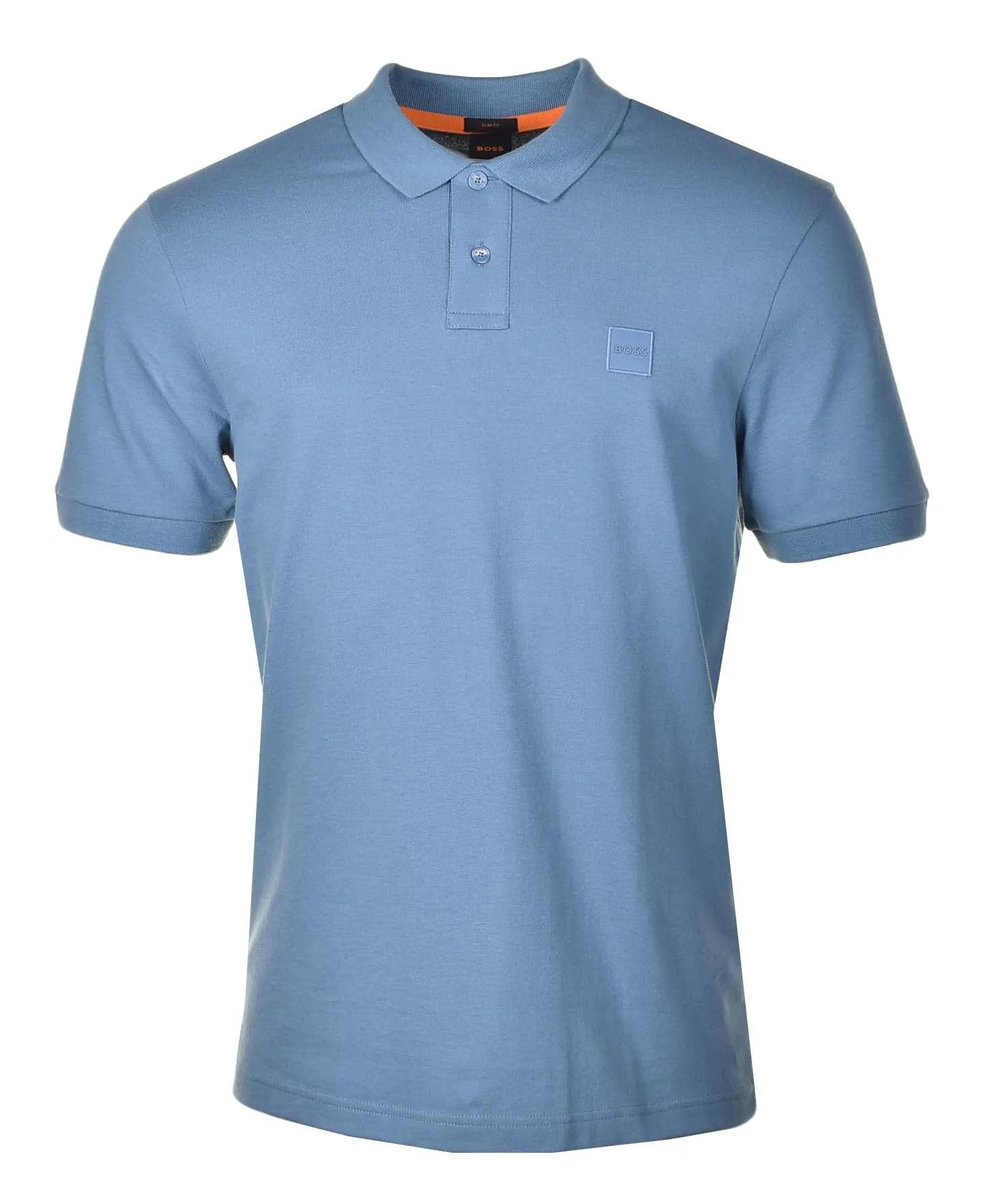 Passenger Short Sleeve Polo Shirt 472 Open Blue sold by RAGAZZI