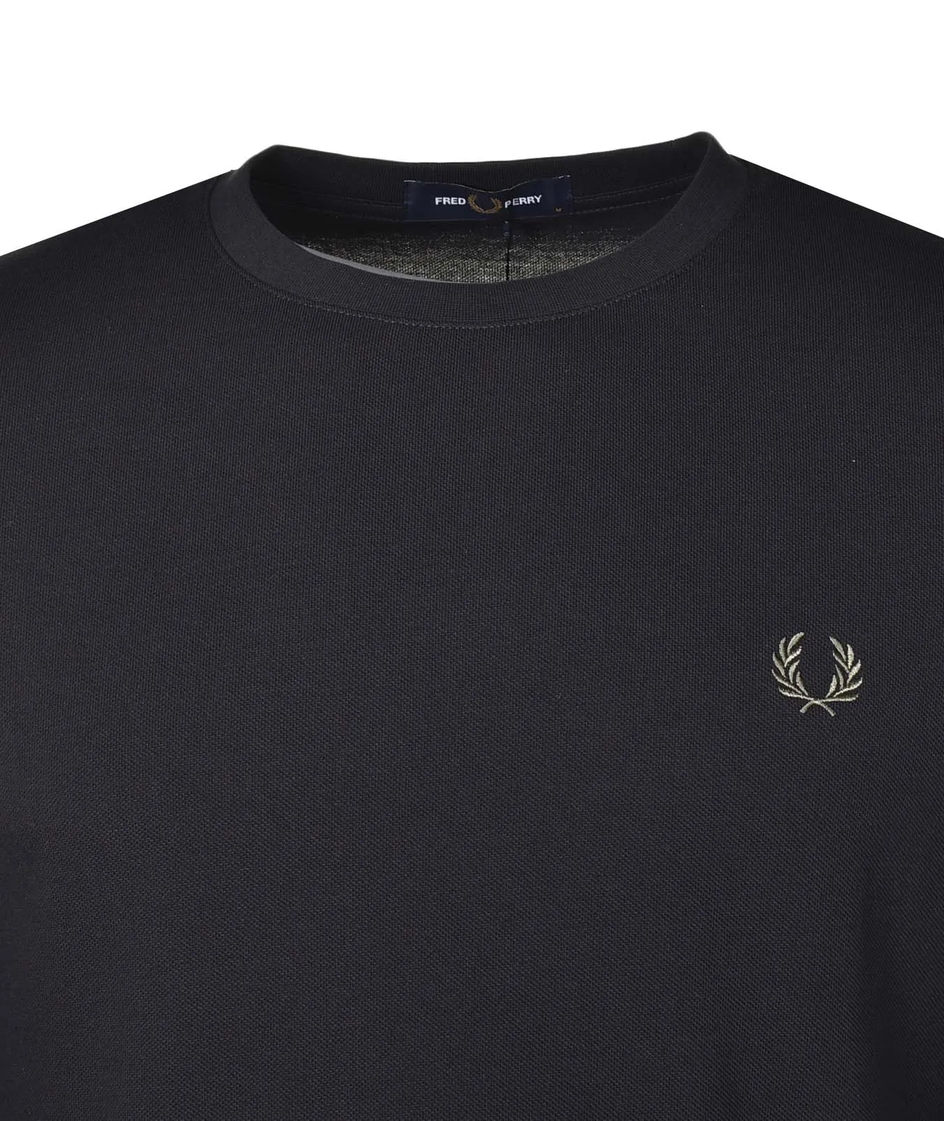 Striped Cuff Pique T Shirt Black sold by RAGAZZI product image thumbnail 3