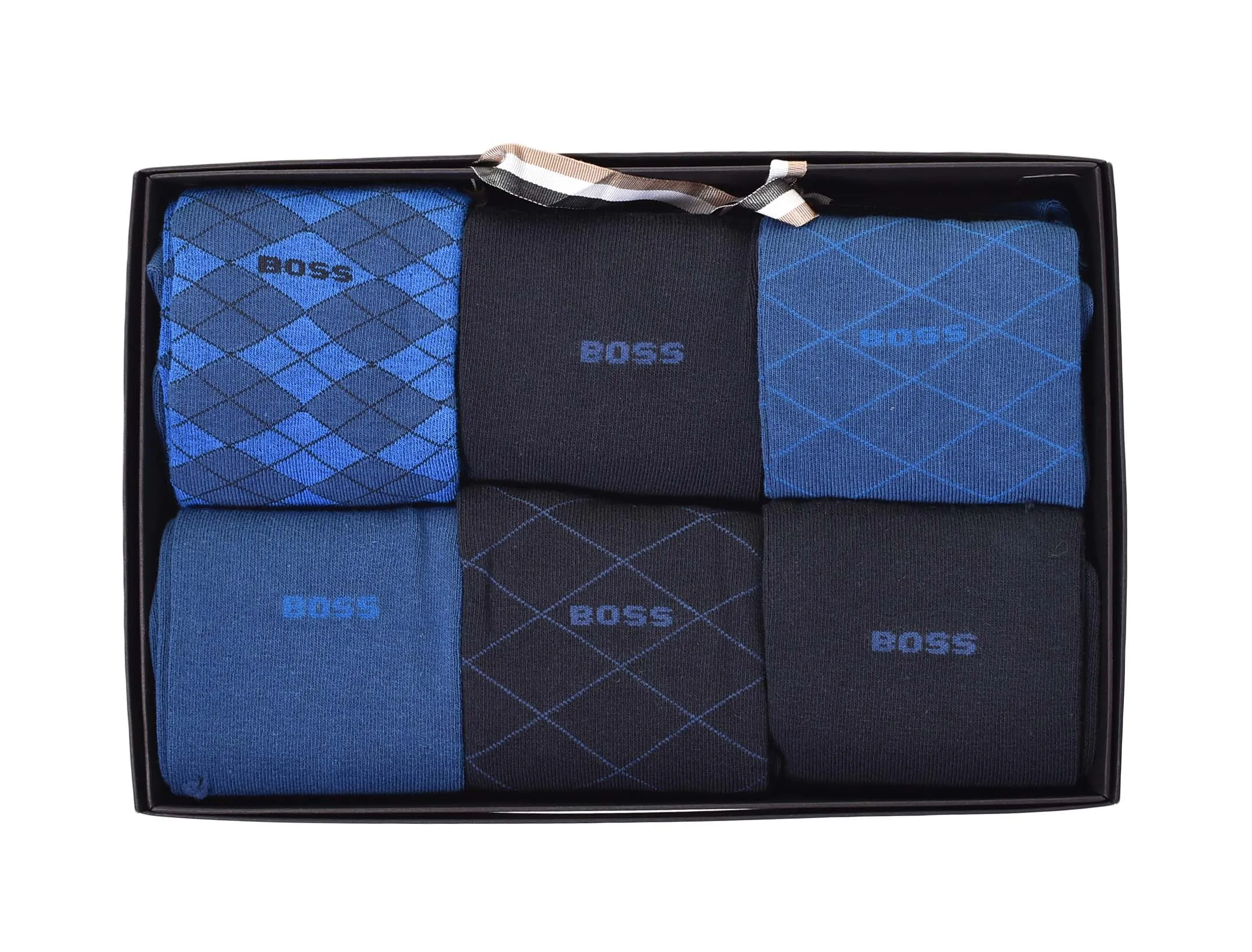 6 Pack Socks Gift Set 401 Dark Blue sold by RAGAZZI