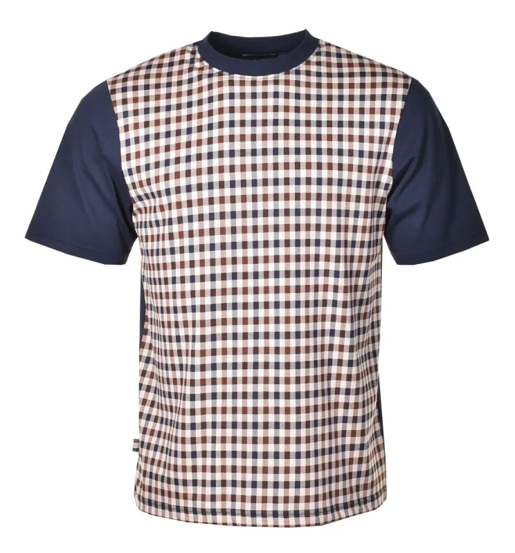 Active Club Check Body Short Sleeve T Shirt made by RAGAZZI