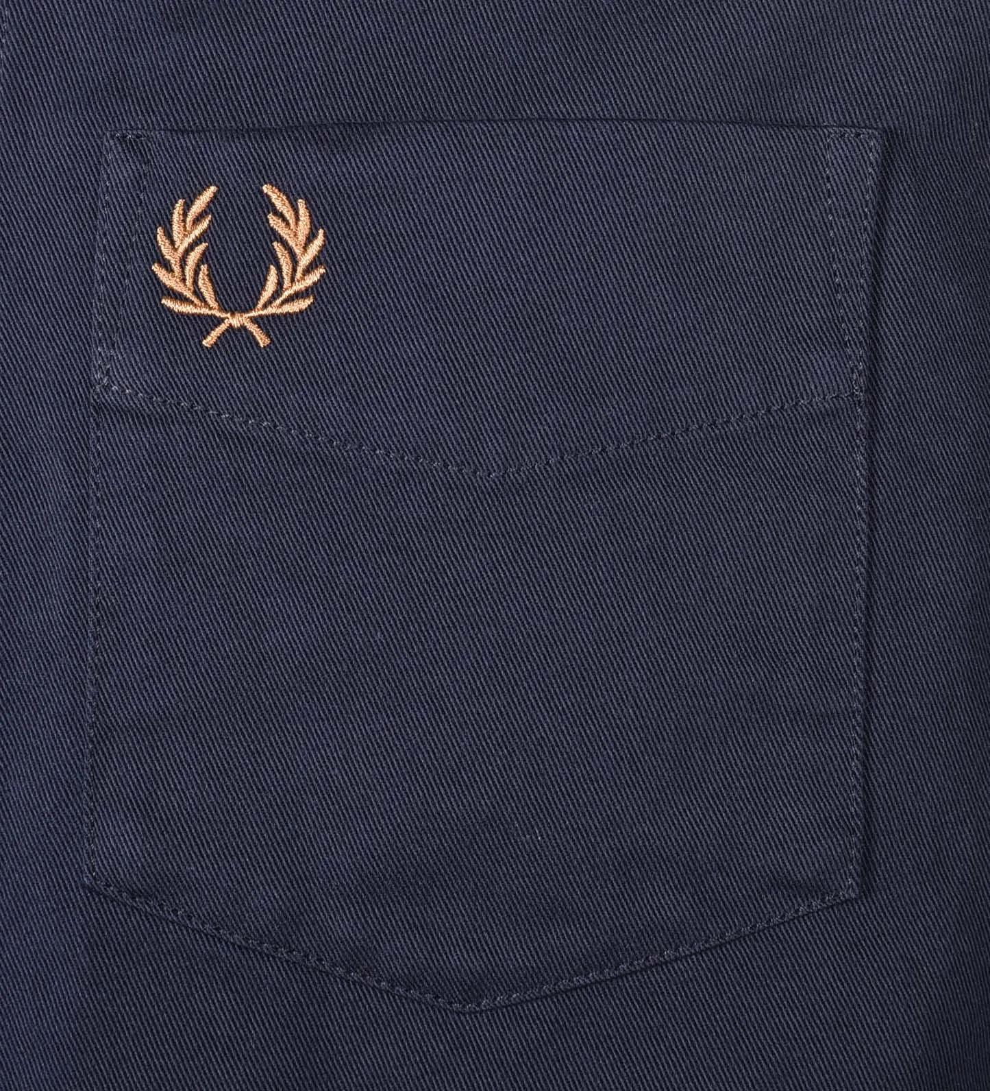 Twill Overshirt Navy sold by RAGAZZI product image thumbnail 4