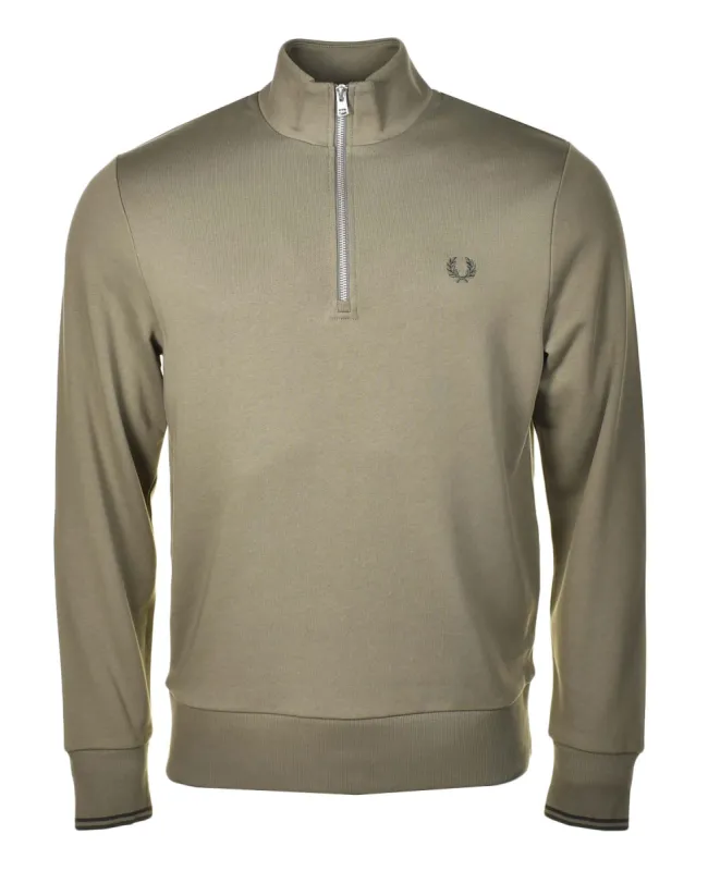 Half Zip Sweatshirt Laurel Green sold by RAGAZZI