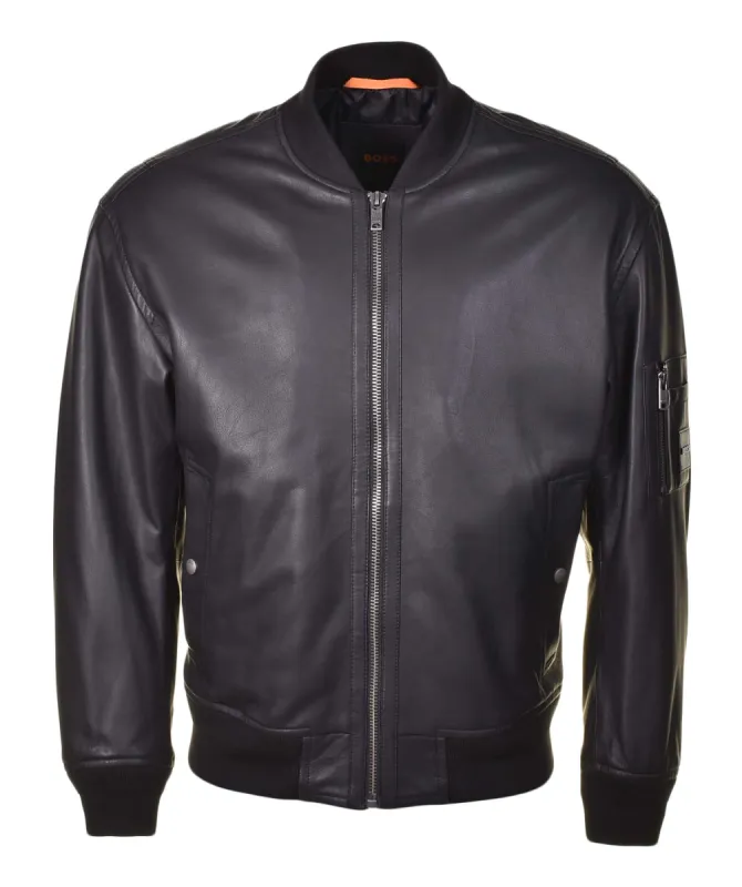 Juge Leather Jacket Black sold by RAGAZZI