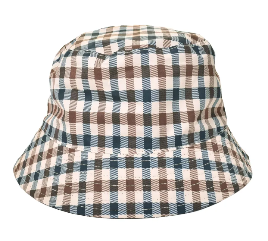 Reversible Club Check Hydro Bucket Hat sold by RAGAZZI