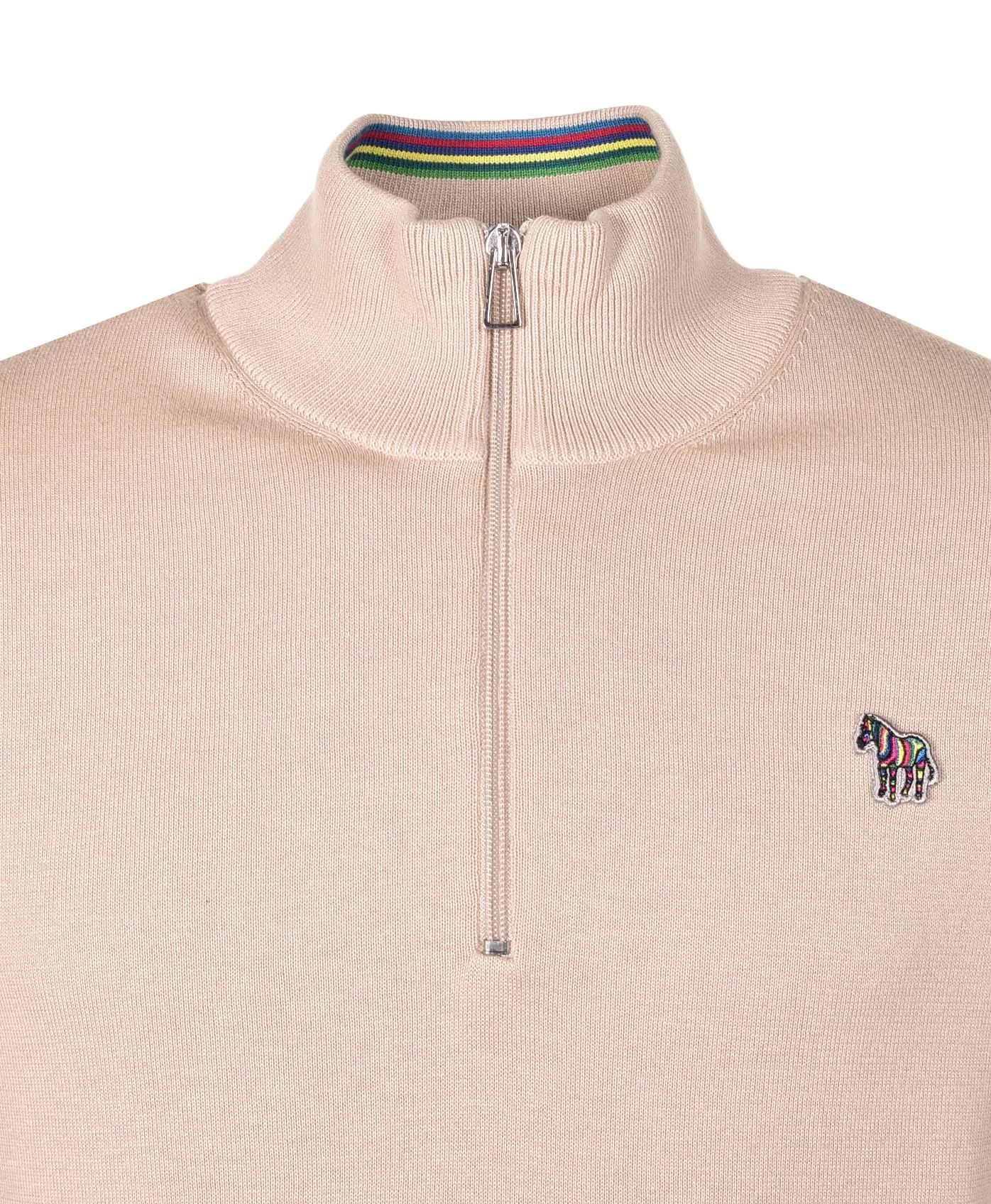 Knitted Zebra Quarter Zip 61 Medium Beige sold by RAGAZZI product image thumbnail 3