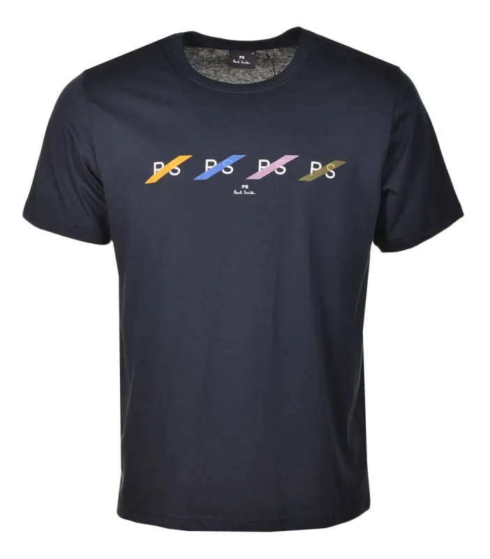 Regular Fit PS Row T Shirt Dark Navy sold by RAGAZZI