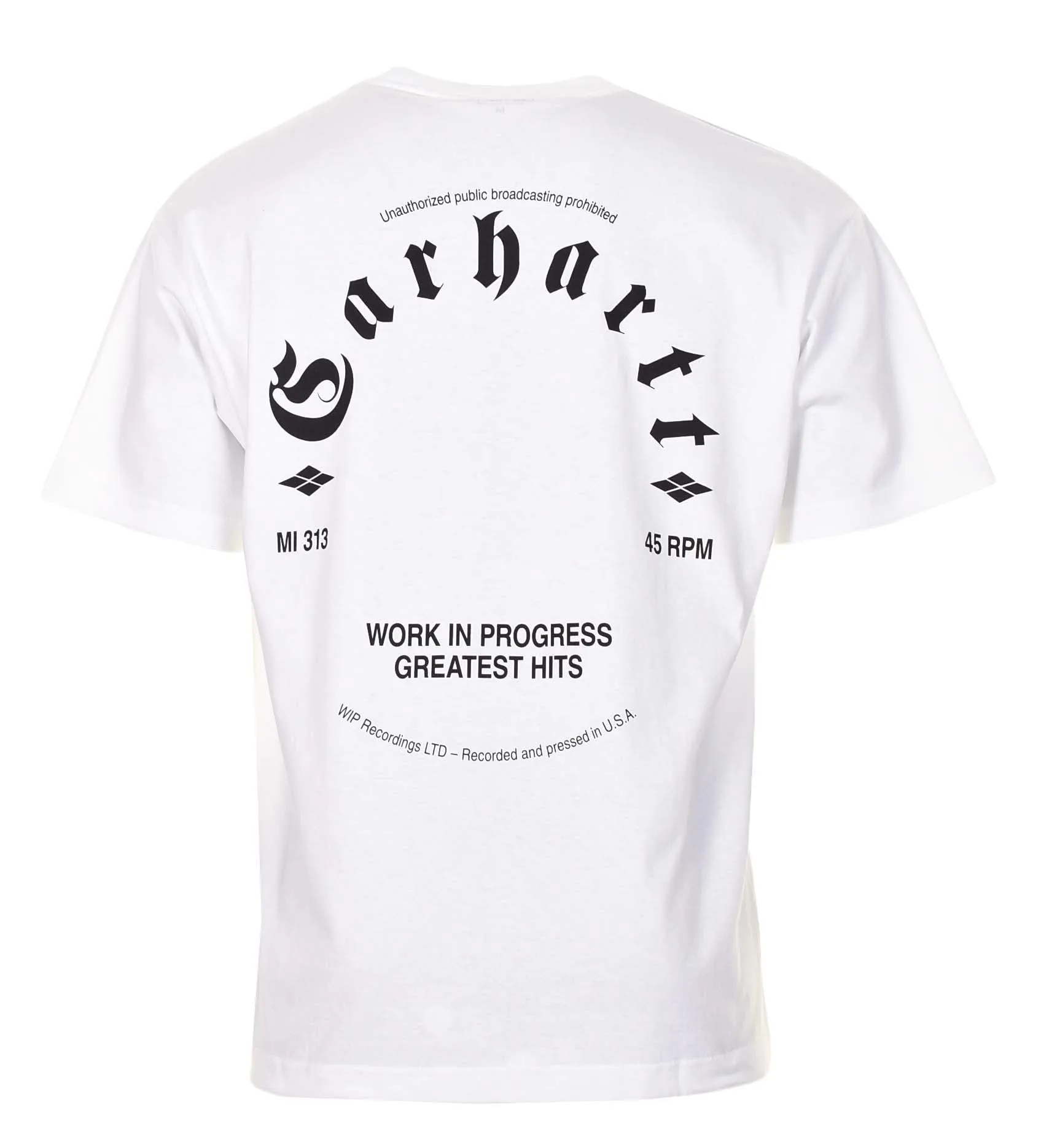 Short Sleeve Greatest Hits T Shirt White sold by RAGAZZI product image thumbnail 2