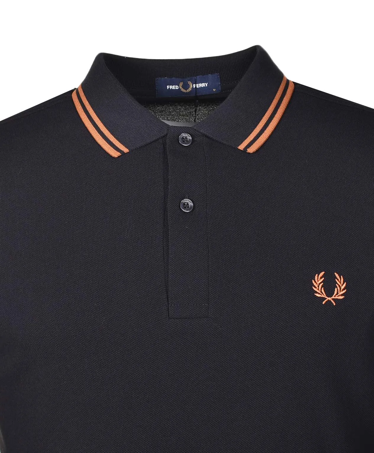 Long Sleeve Twin Tipped Polo Shirt Black Marmalade sold by RAGAZZI product image thumbnail 3