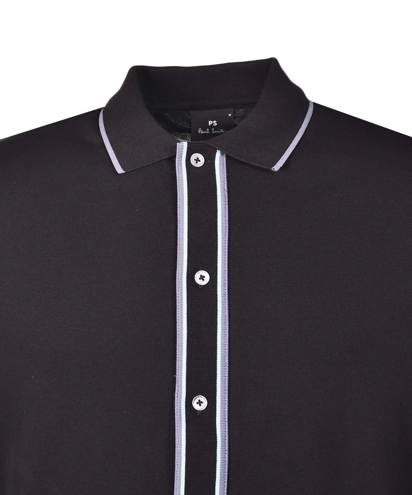 Regular Fit Short Sleeve Full Button Polo Shirt Black sold by RAGAZZI product image thumbnail 3