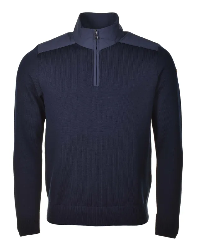 Knitted Typhoon Re Stretch 4x4 Half Zip Navy sold by RAGAZZI