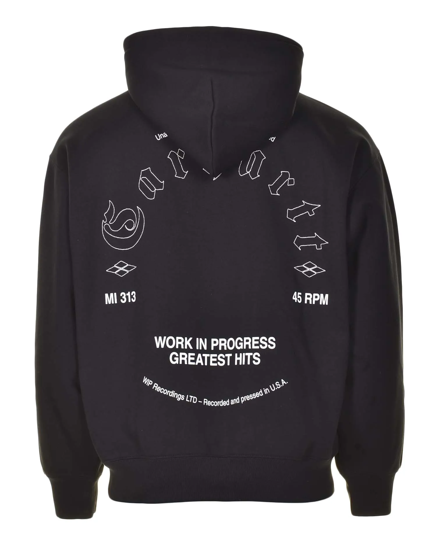 Hooded Greatest Hits Sweat Black sold by RAGAZZI product image thumbnail 2