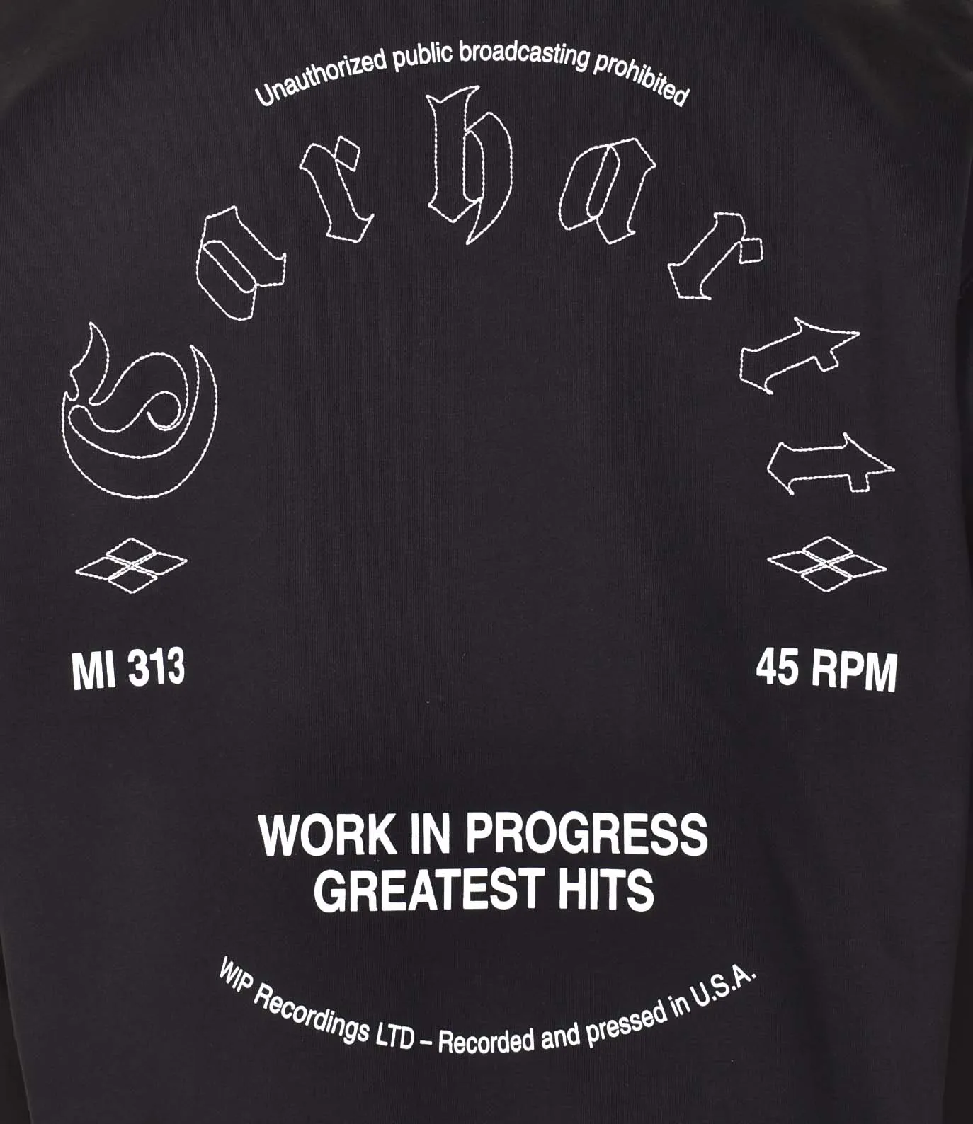 Hooded Greatest Hits Sweat Black sold by RAGAZZI product image thumbnail 4