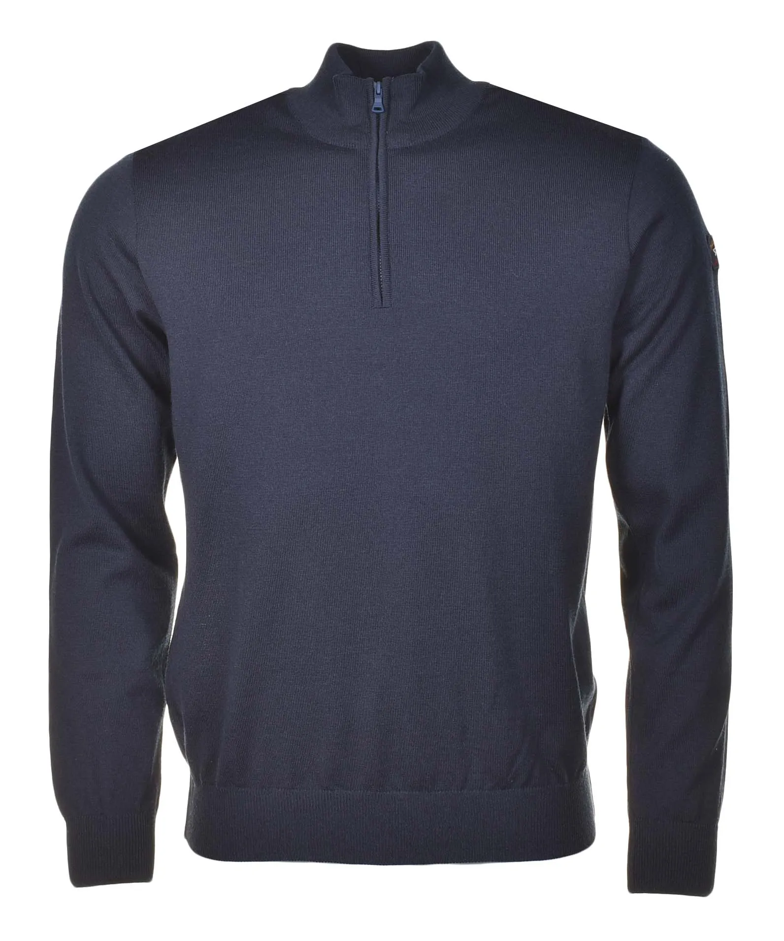 Cool Touch Merino Wool Half Zip Navy sold by RAGAZZI