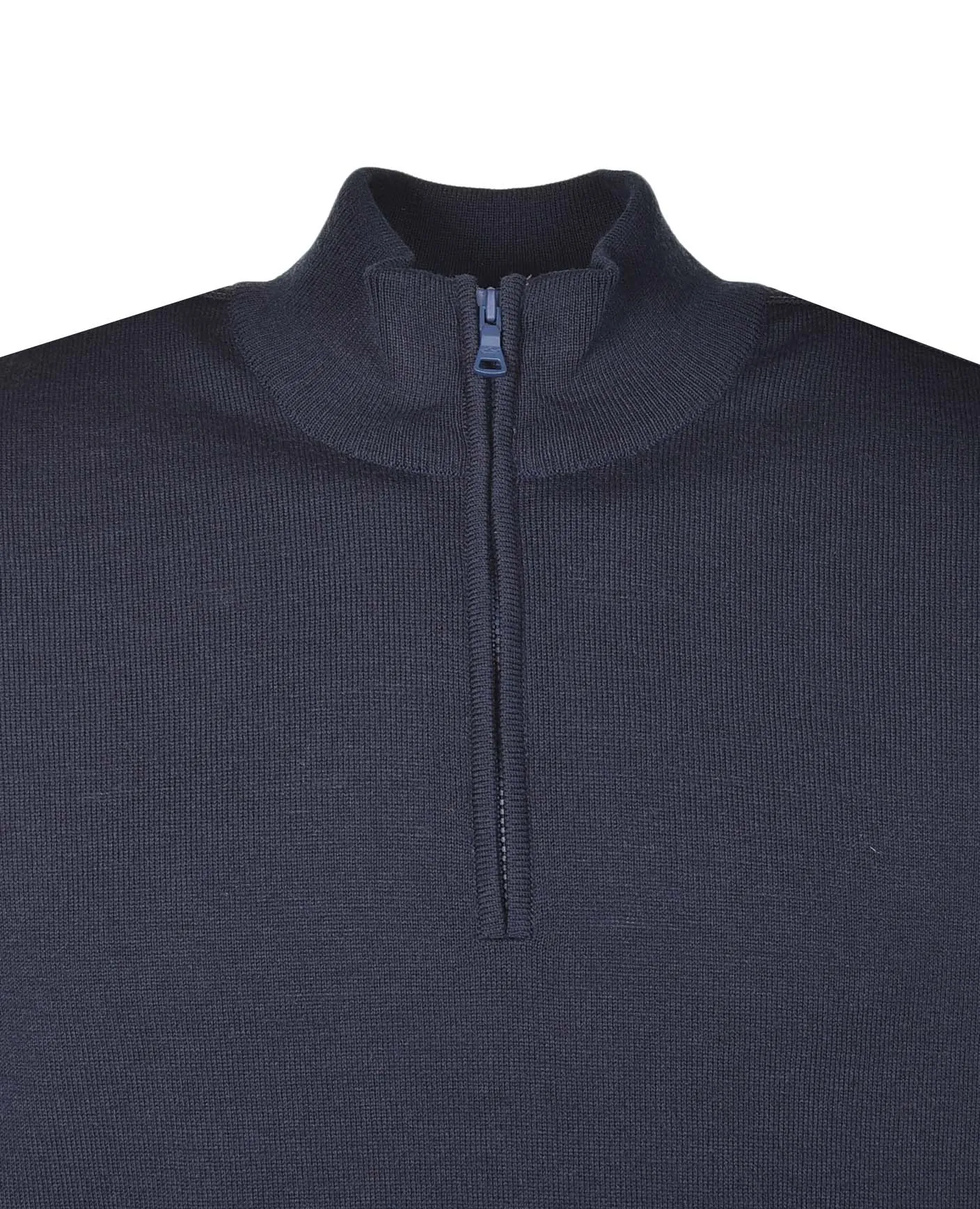 Cool Touch Merino Wool Half Zip Navy sold by RAGAZZI product image thumbnail 3
