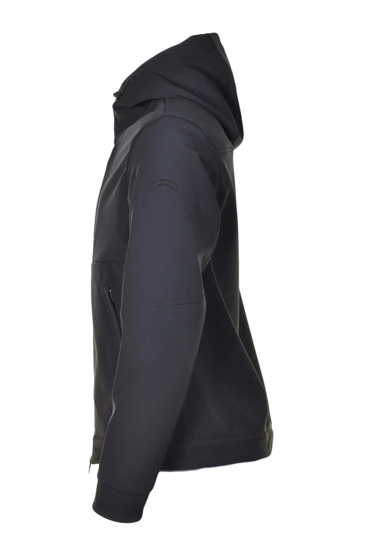 Hooded Softshell Jacket Black sold by RAGAZZI product image thumbnail 3