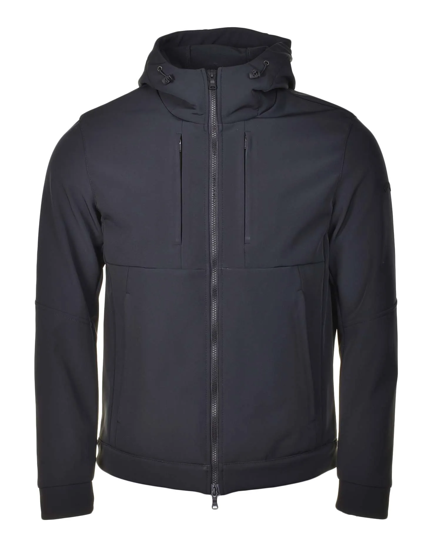 Hooded Softshell Jacket Black sold by RAGAZZI