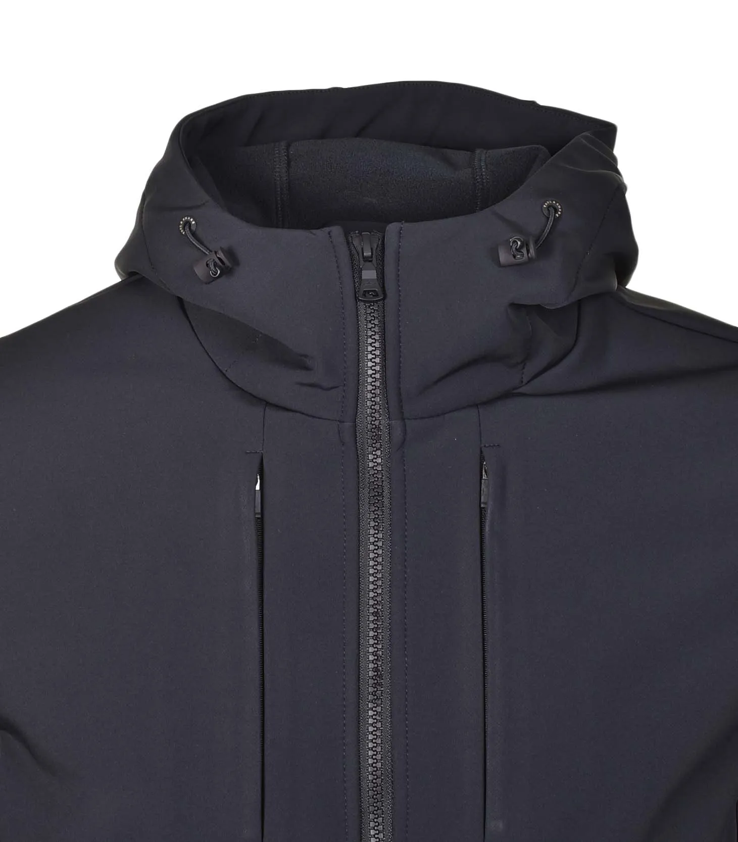 Hooded Softshell Jacket Black sold by RAGAZZI product image thumbnail 4