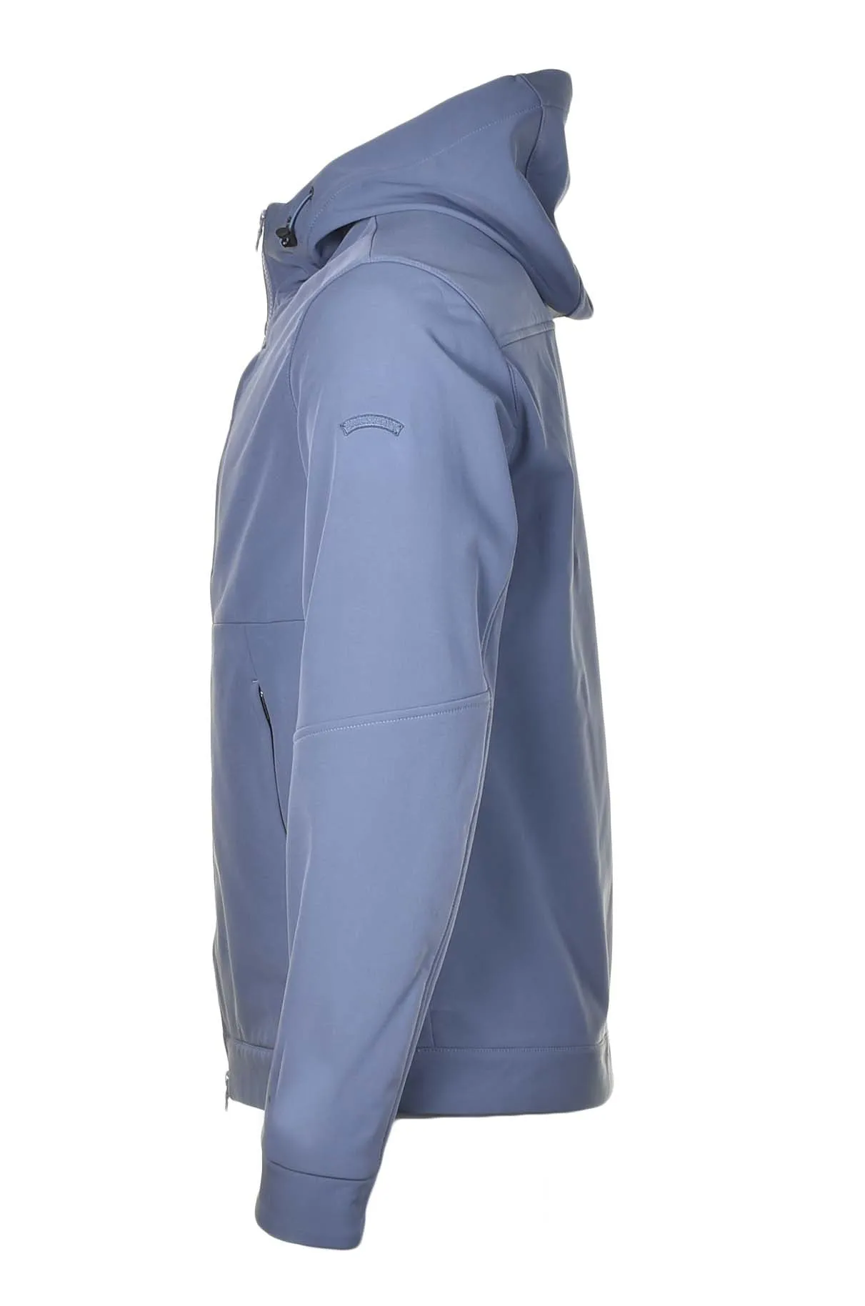 Hooded Softshell Jacket Blue sold by RAGAZZI product image thumbnail 3