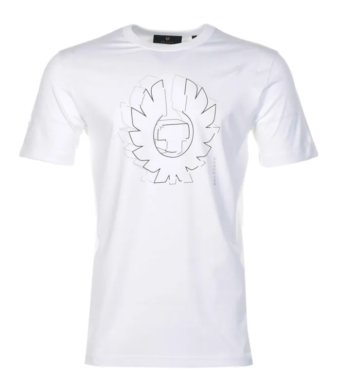 Deconstructed Phoenix Graphic T Shirt White made by Belstaff