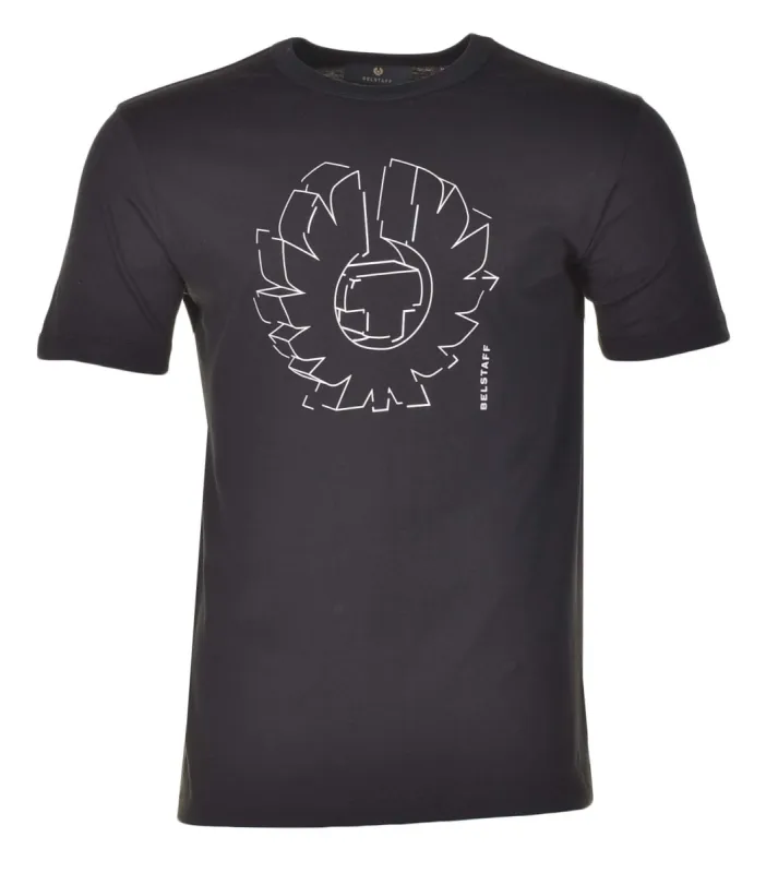 Deconstructed Phoenix Graphic T Shirt Black made by Belstaff