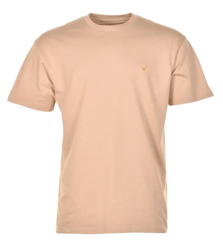 Short Sleeve Chase T Shirt Dusty H Brown Gold sold by RAGAZZI