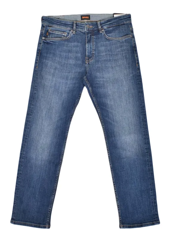 Delaware Slim Fit Jeans 413 Navy made by RAGAZZI