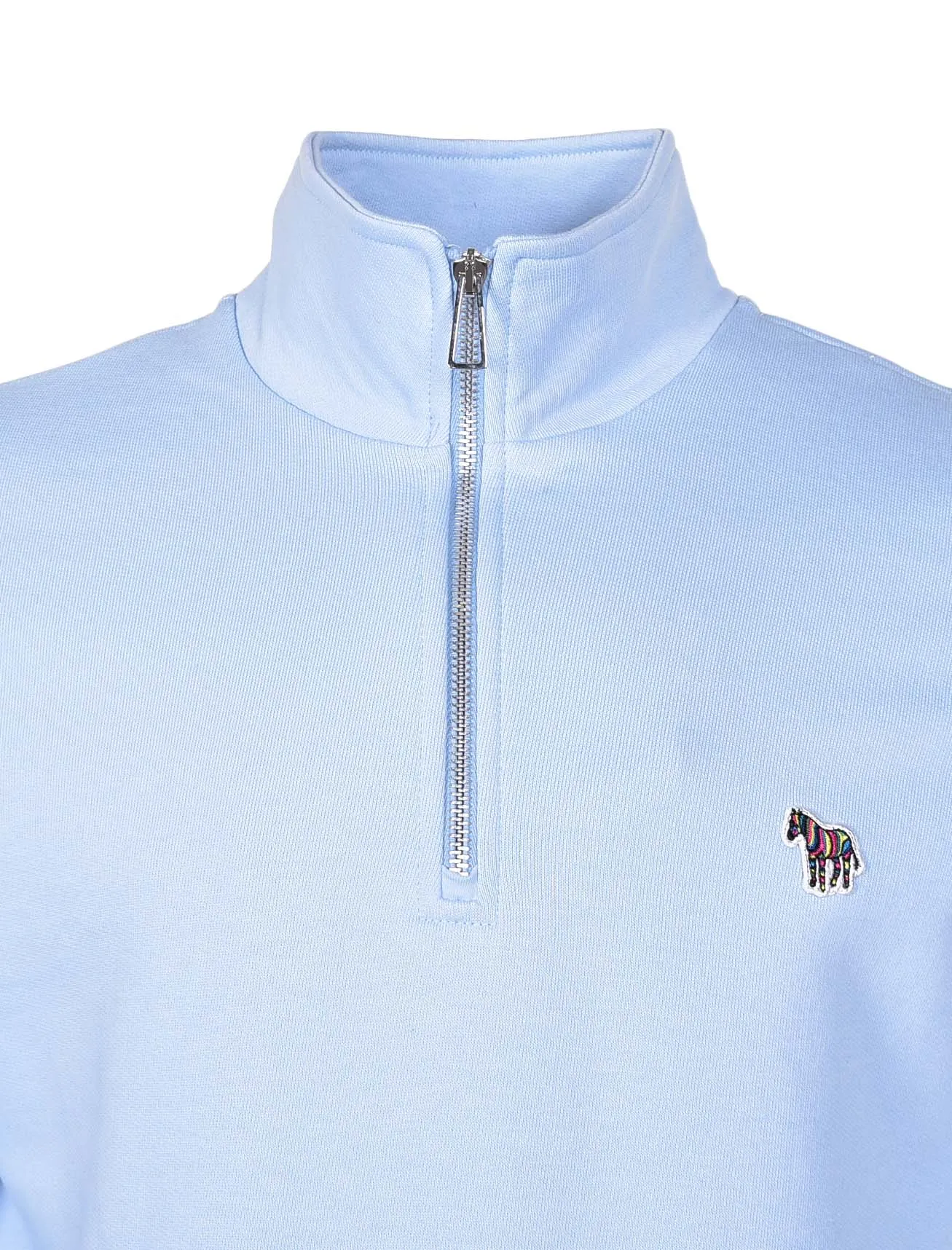 Zebra Half Zip Sweatshirt 41e Sky Blue sold by RAGAZZI product image thumbnail 3