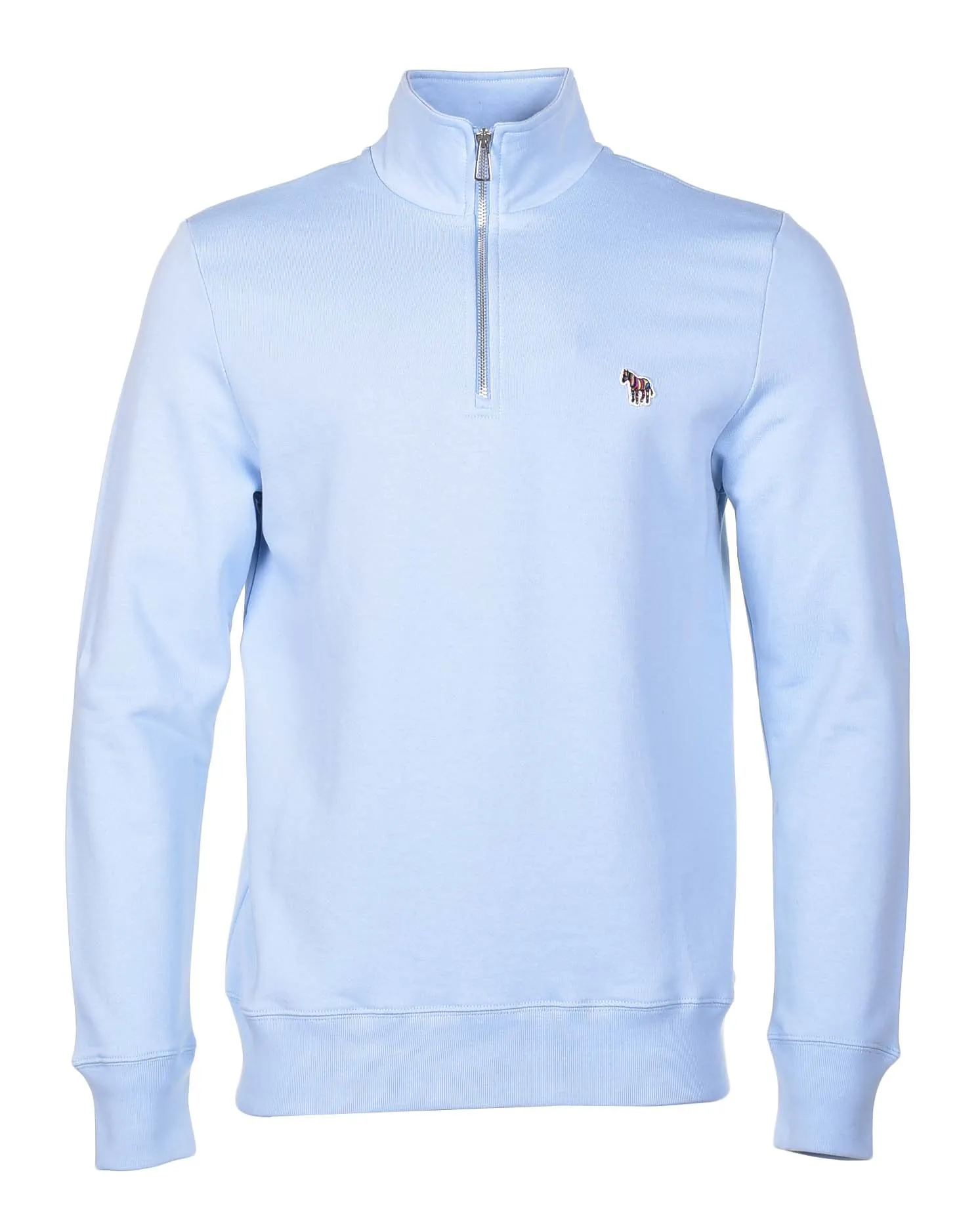 Zebra Half Zip Sweatshirt 41e Sky Blue sold by RAGAZZI
