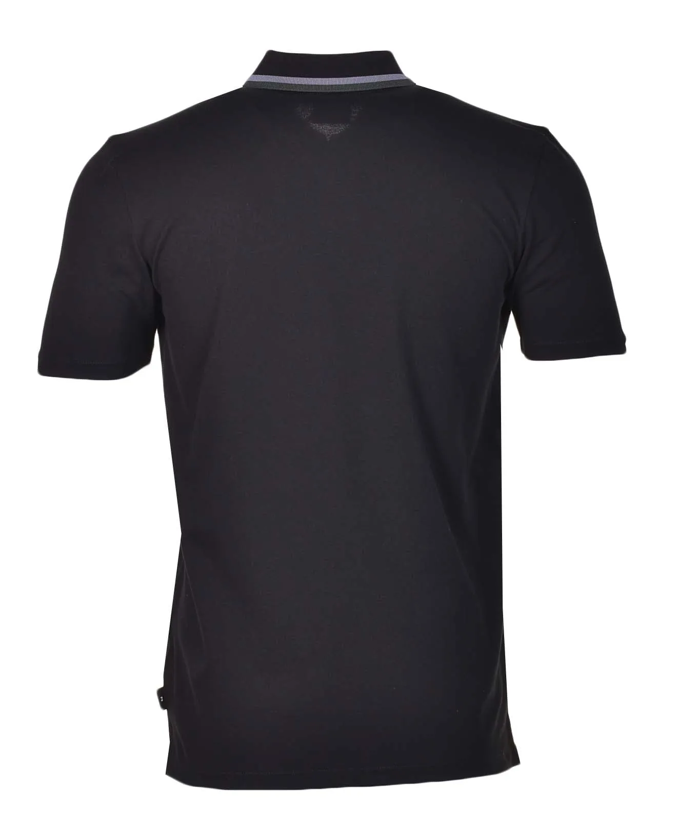 Regular Fit Short Sleeve Zip Polo Shirt Black sold by RAGAZZI product image thumbnail 2