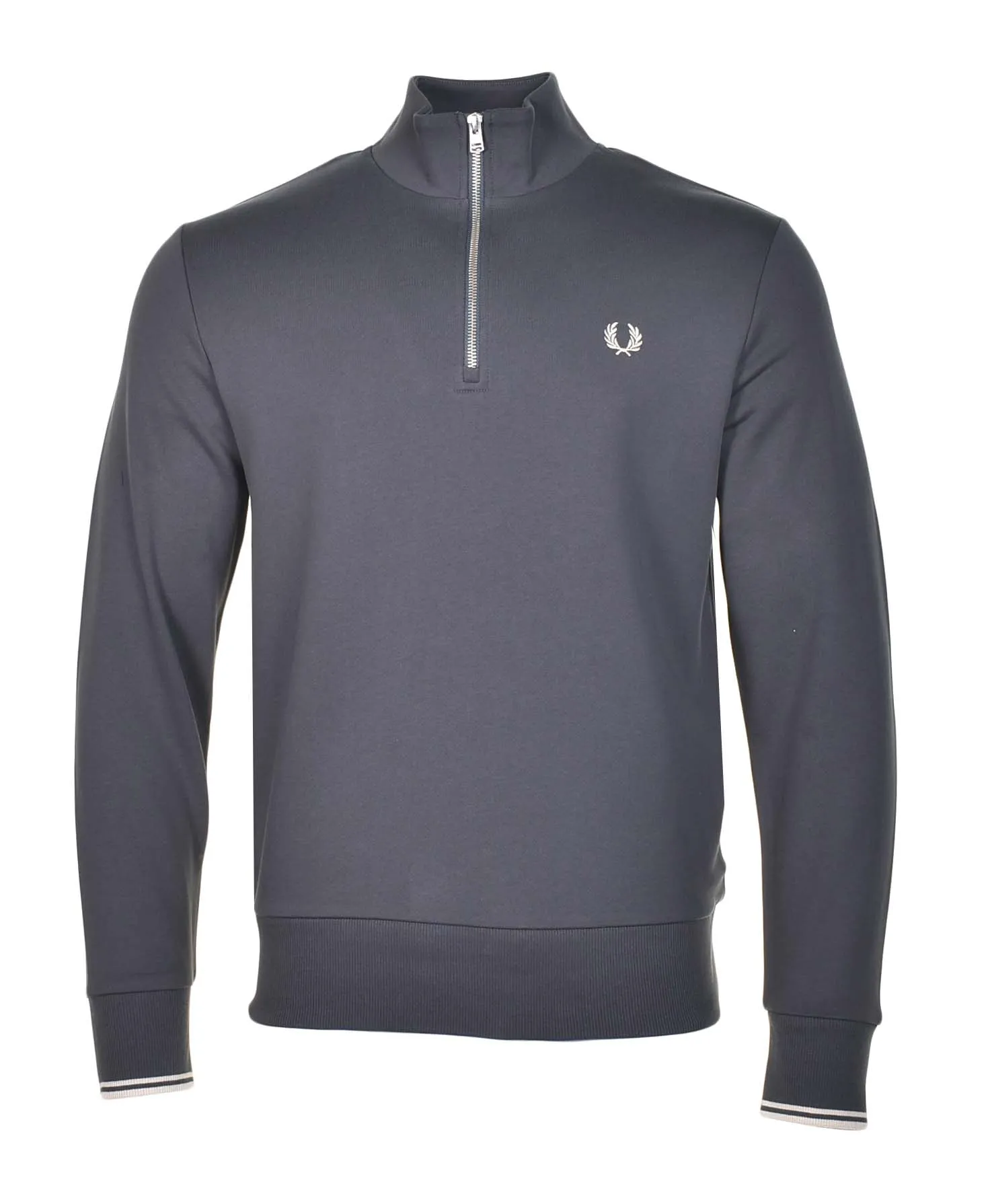 Half Zip Sweatshirt Anchor Grey Oatmeal sold by RAGAZZI