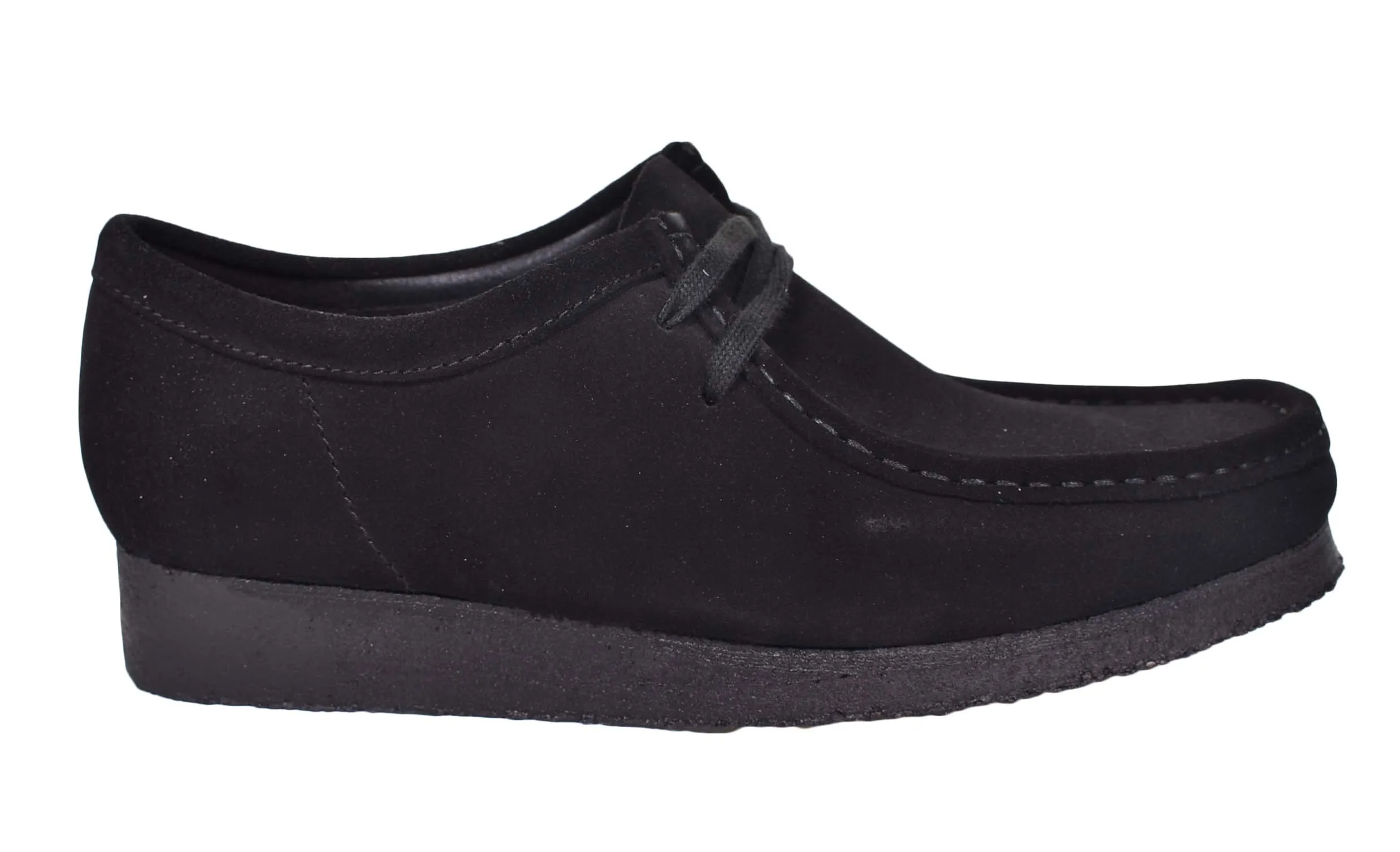 Wallabee Suede Shoe Black sold by RAGAZZI