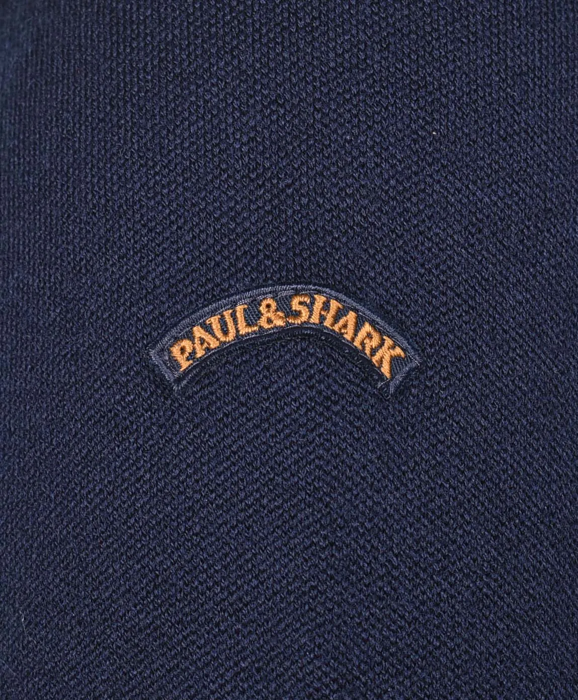 Moon Logo Knitted Wool Half Zip Navy sold by RAGAZZI product image thumbnail 4