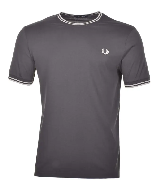Twin Tipped T Shirt Anchor Grey sold by RAGAZZI