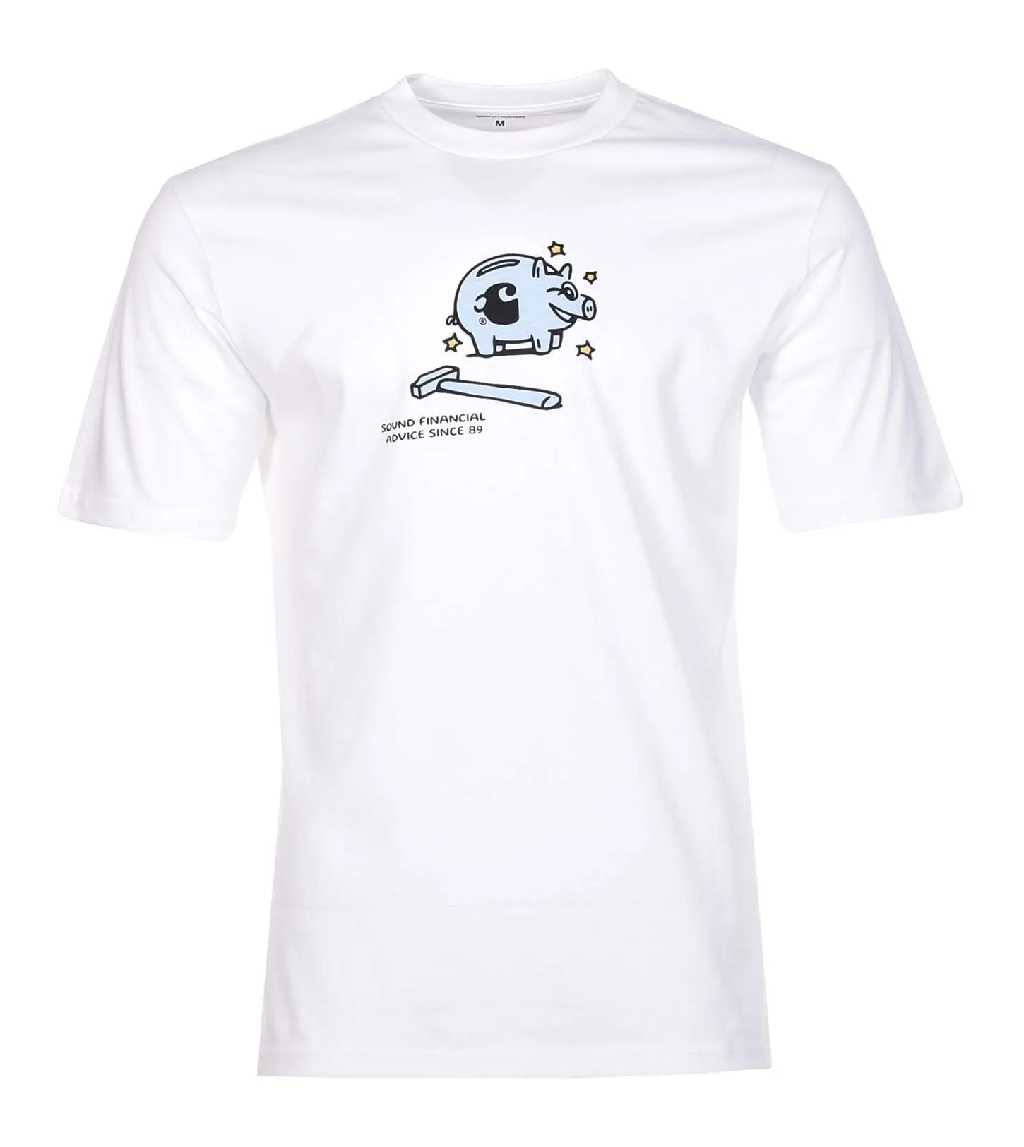 Short Sleeve Piggybank T Shirt White sold by RAGAZZI