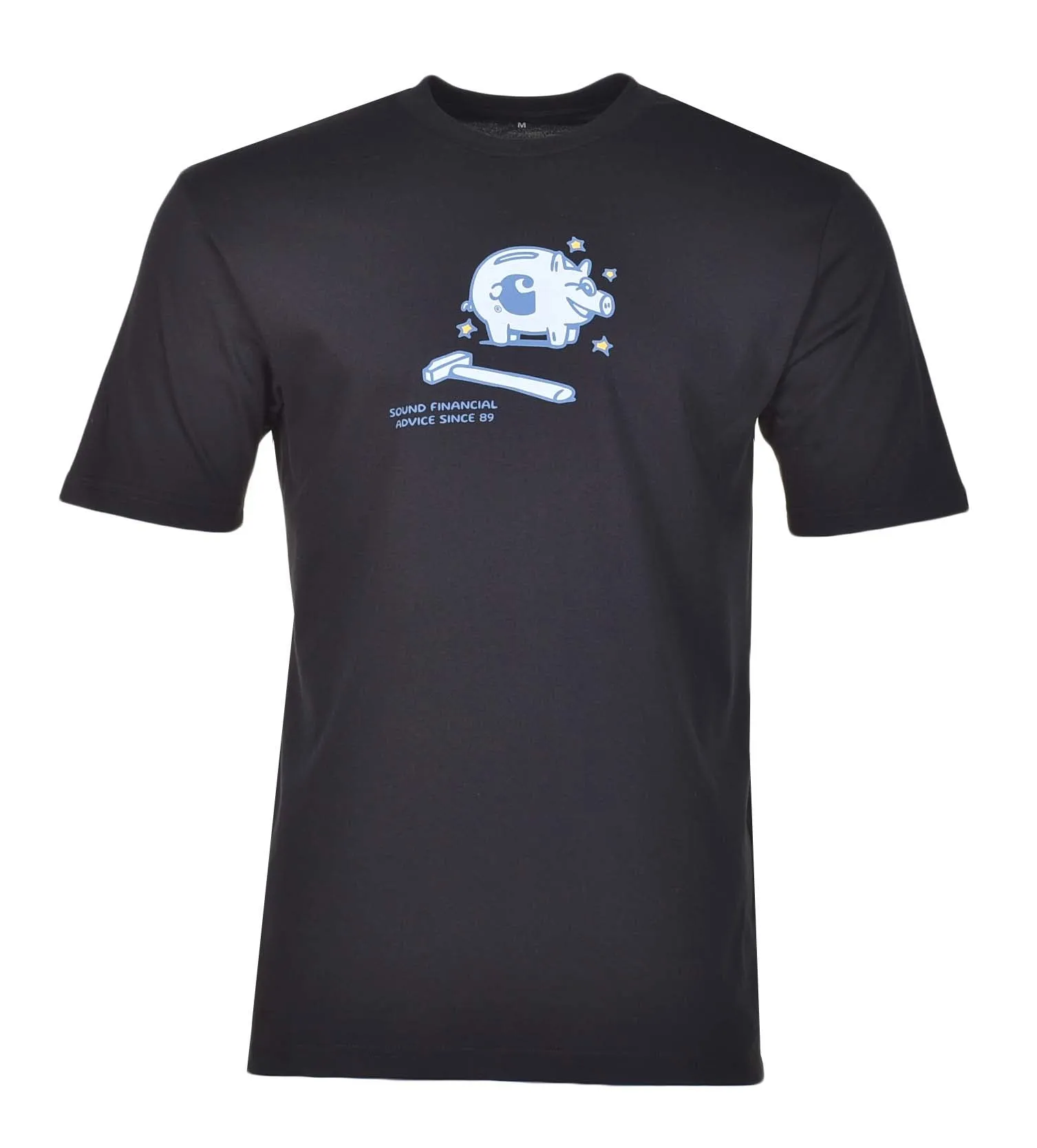 Short Sleeve Piggybank T Shirt Black sold by RAGAZZI