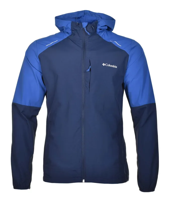 Tech Nylon Hoodie Navy Mountain Blue sold by RAGAZZI