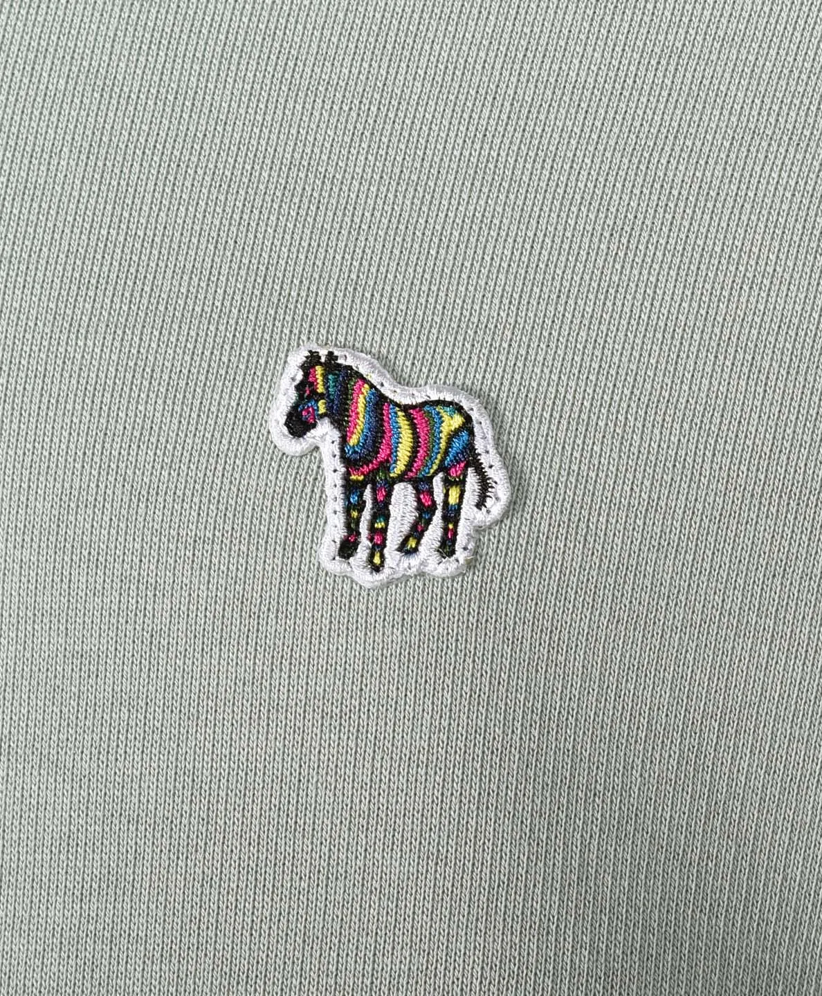 Zebra Half Zip Sweatshirt 30B Pastel Green sold by RAGAZZI product image thumbnail 4