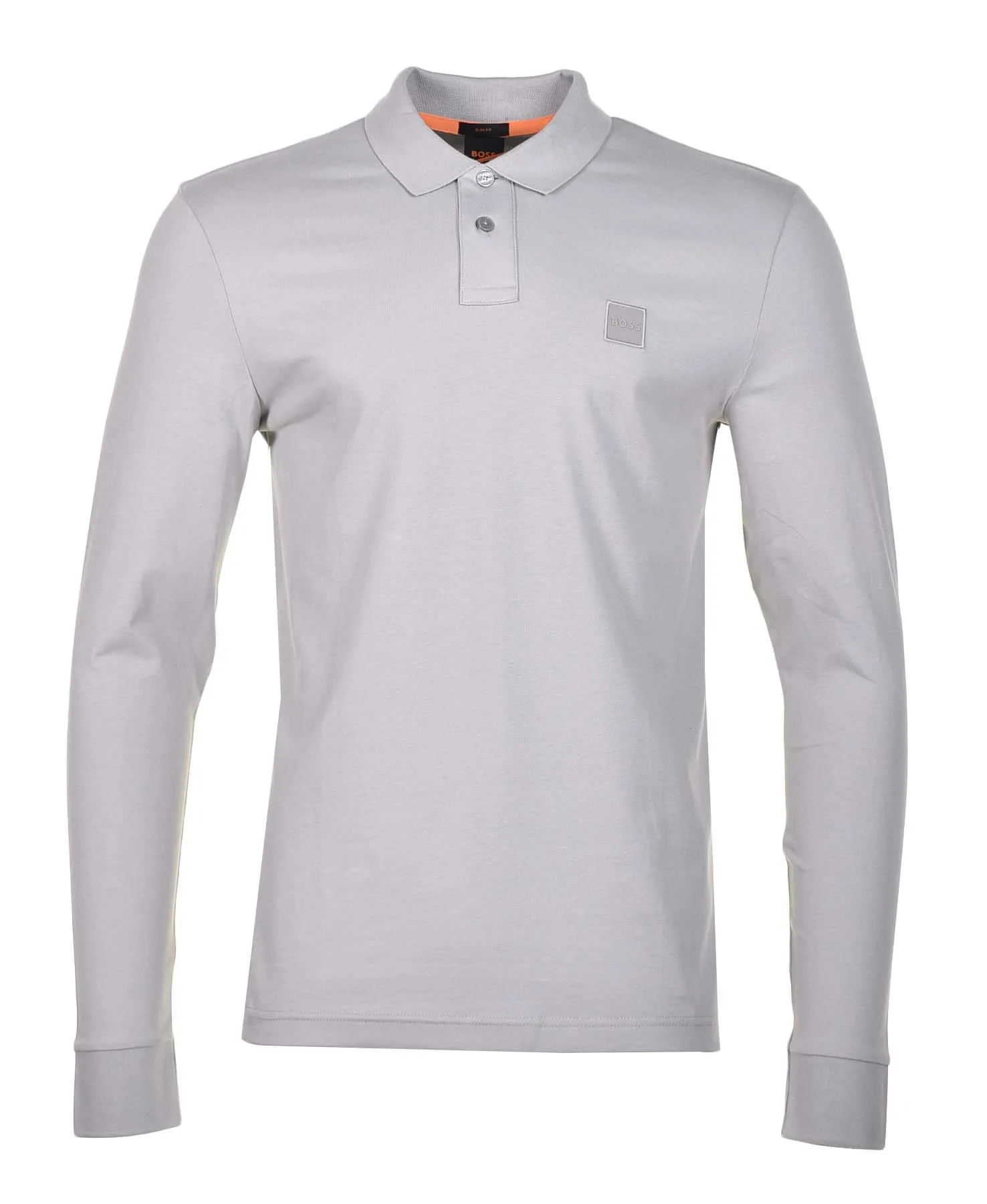 Passerby Long Sleeve Polo Shirt 051 Light Pastel Grey sold by RAGAZZI