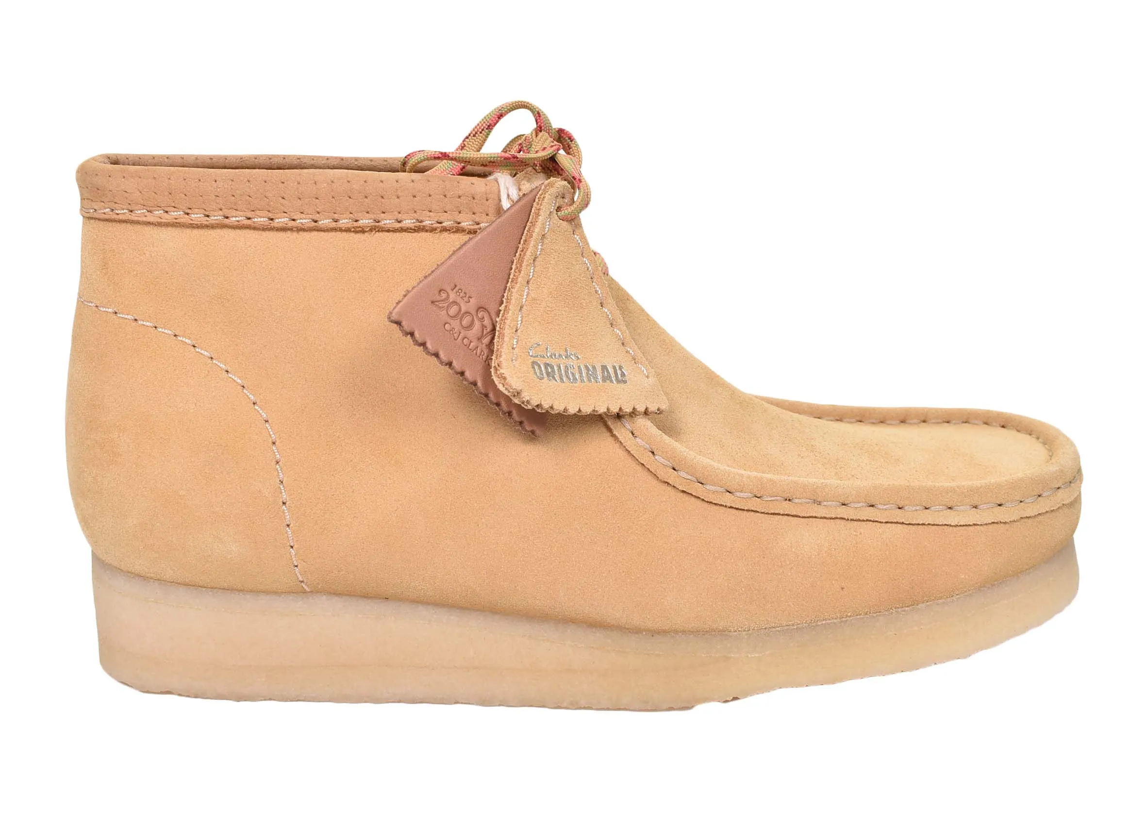 Wallabee Boot Suede Golden Tan sold by RAGAZZI