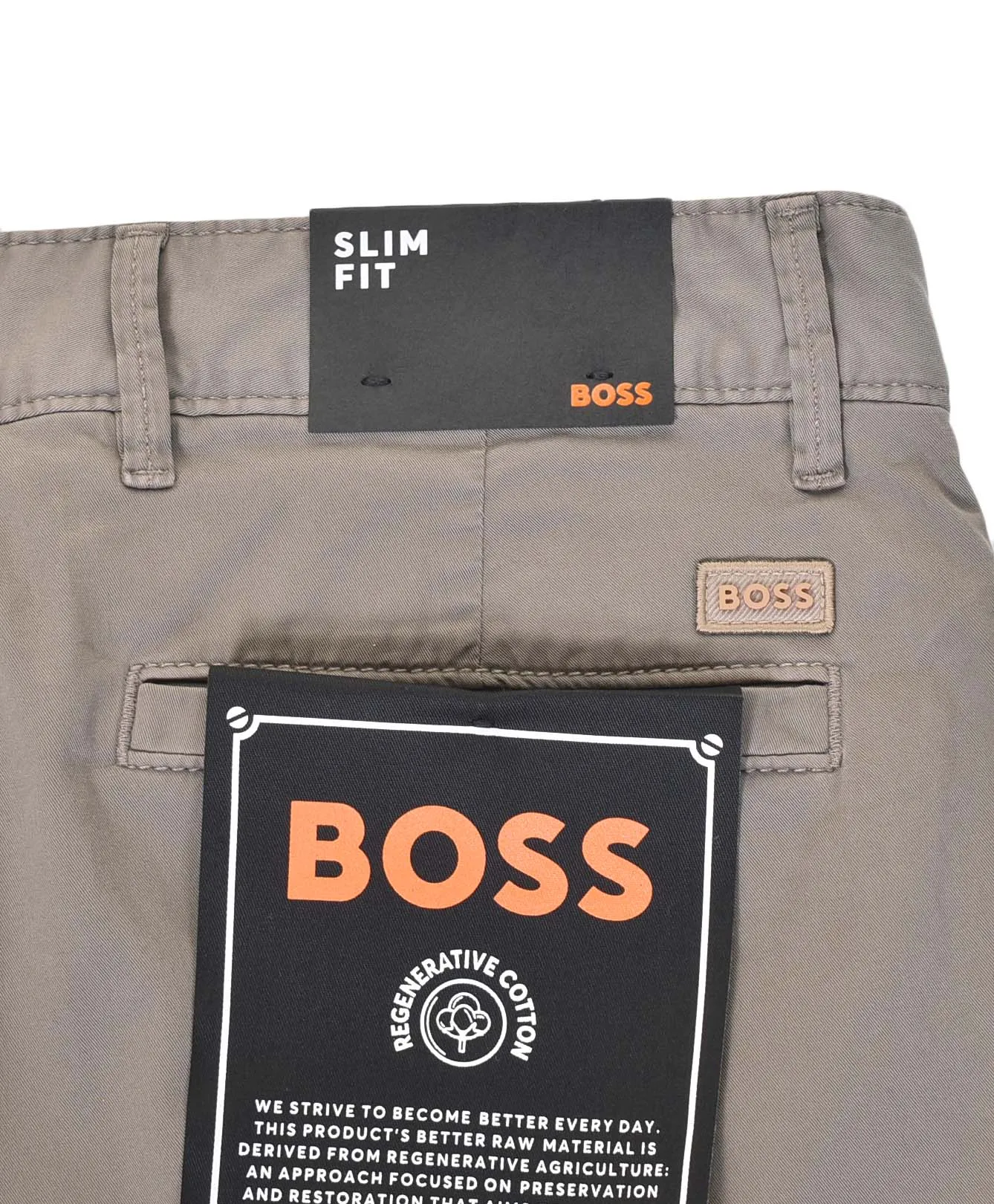 Chino Slim Shorts Open Beige sold by RAGAZZI product image thumbnail 3