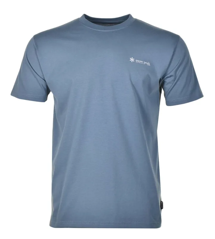 Snow Peak Logo T Shirt Blue sold by RAGAZZI