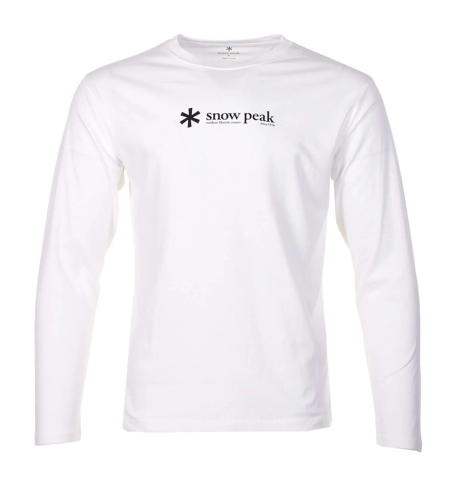 Soft Cotton Logo Long Sleeve T Shirt White sold by RAGAZZI