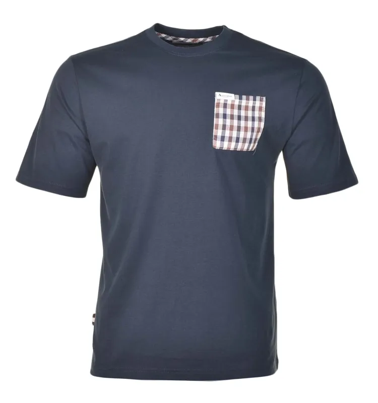 Active Club Check Pocket T Shirt Navy sold by RAGAZZI