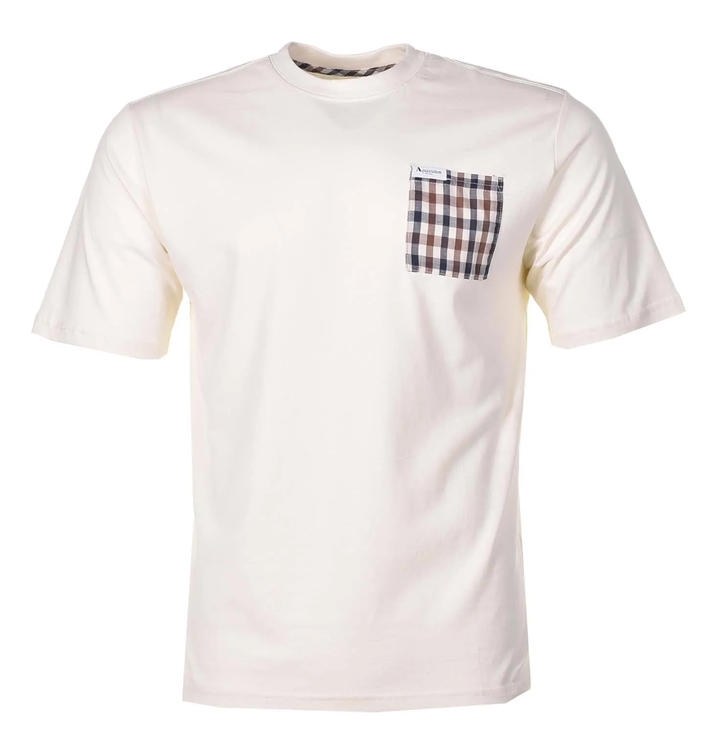 Active Club Check Pocket T Shirt White sold by RAGAZZI