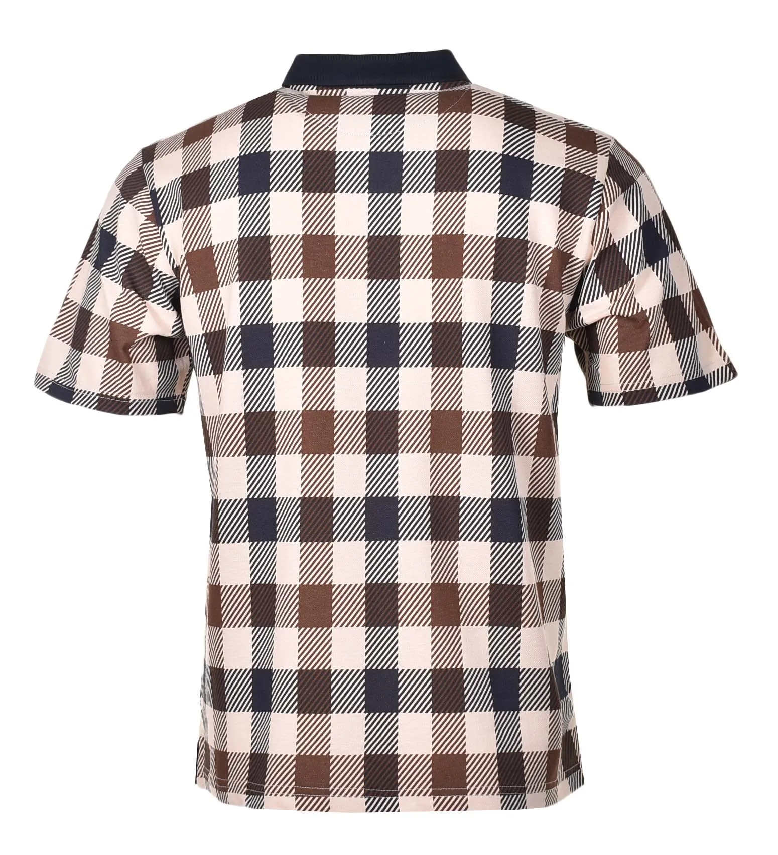 Active Macro Check Short Sleeve Polo Shirt sold by RAGAZZI product image thumbnail 2