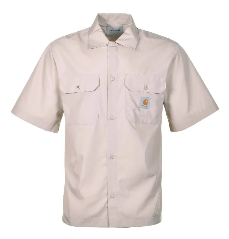 Short Sleeve Craft Shirt Dusky Beige made by Carhartt WIP