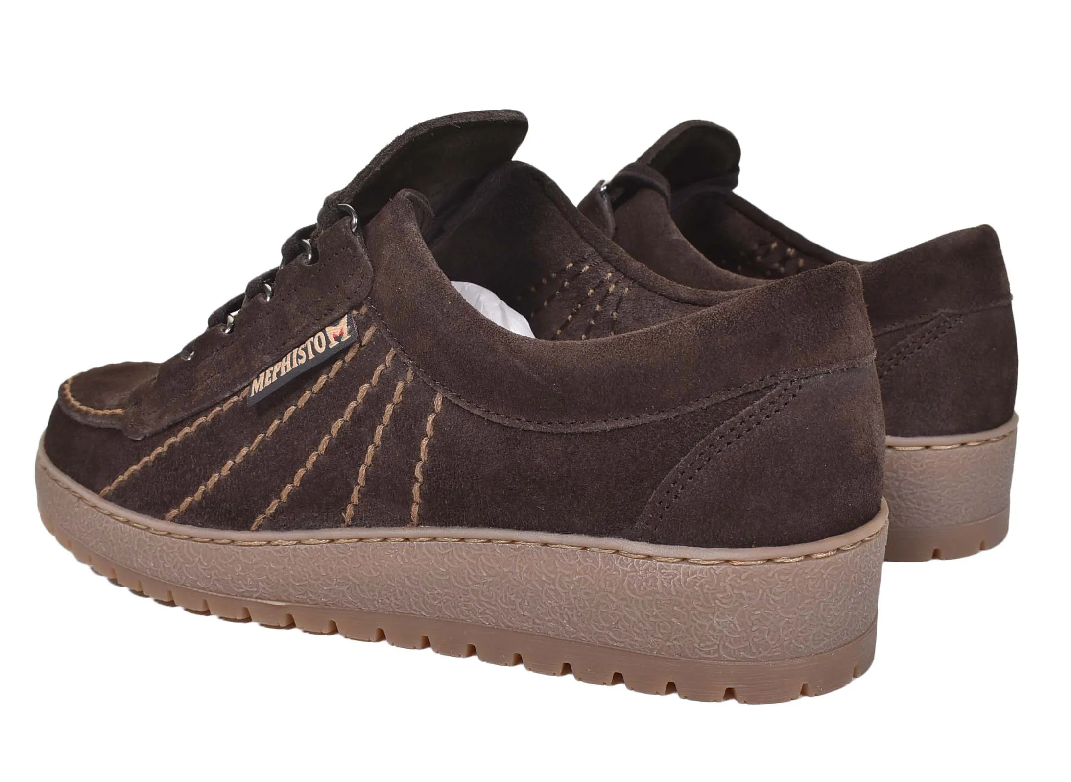 Rainbow Shoes Velours 9851 Dark Brown Suede sold by RAGAZZI product image thumbnail 3