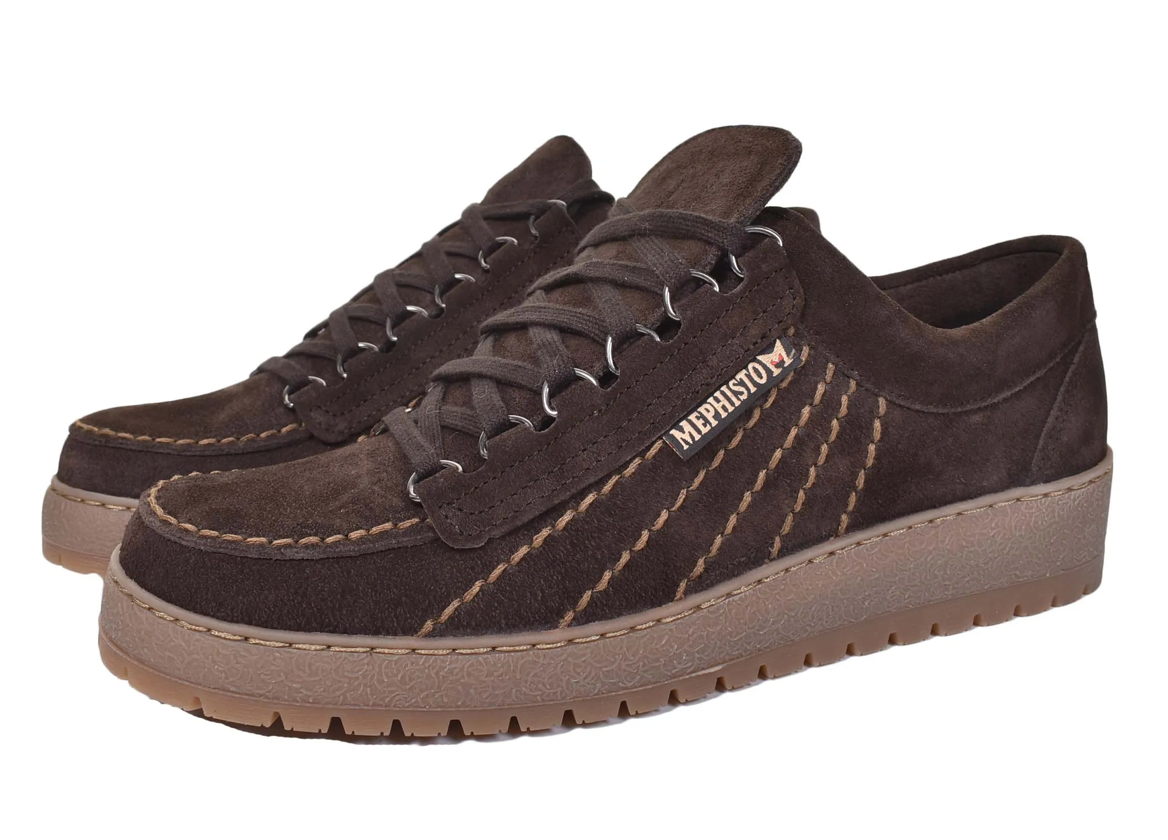 Rainbow Shoes Velours 9851 Dark Brown Suede sold by RAGAZZI product image thumbnail 2