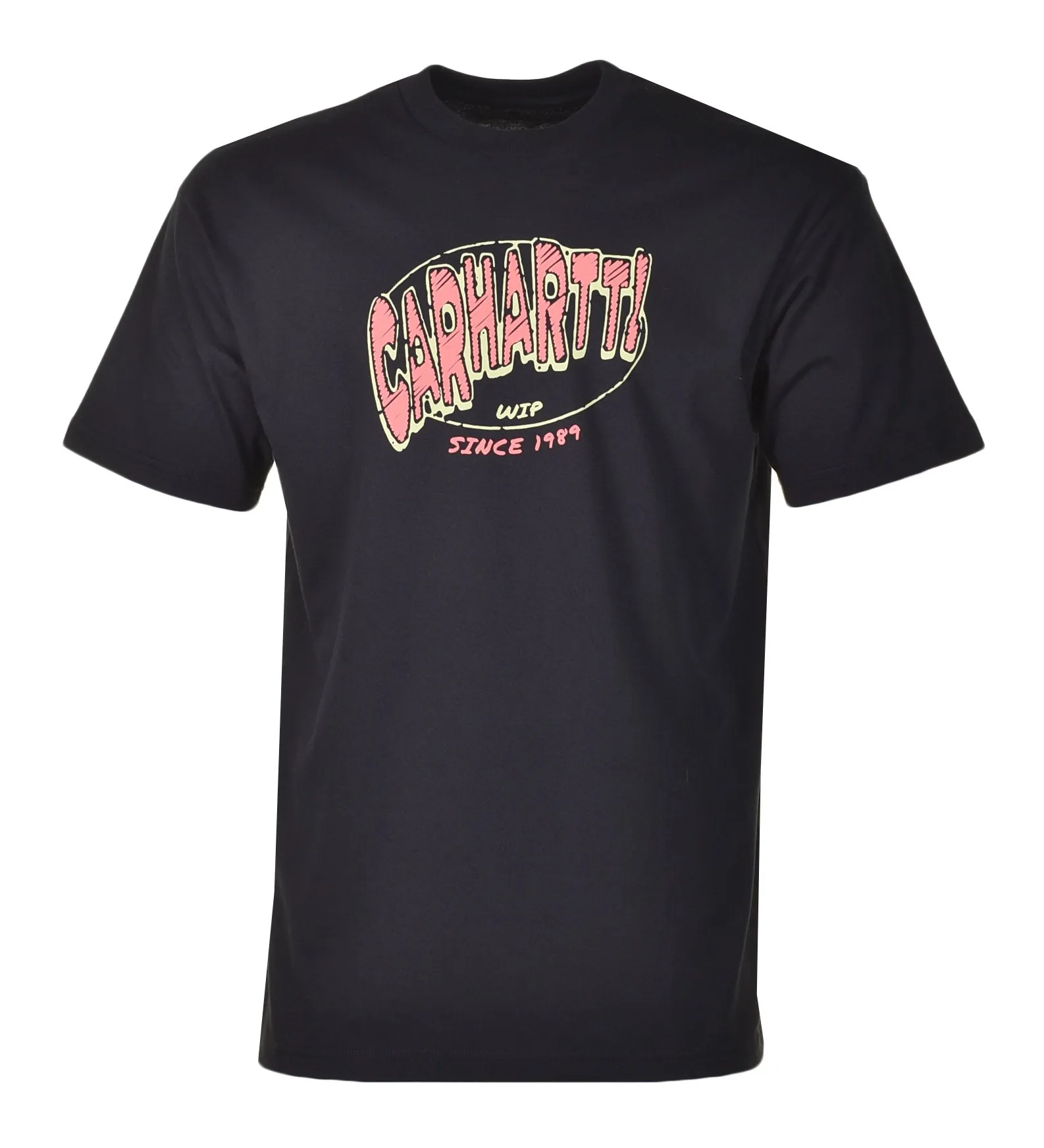 Short Sleeve Hot Script T Shirt Black sold by RAGAZZI