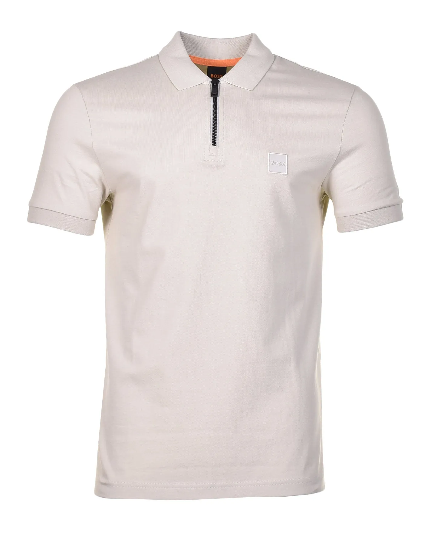 Passerzip Short Sleeve Polo 271 Beige sold by RAGAZZI